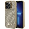 Guess GUHCP15LPMSDGSD iPhone 15 Pro 6.1 złoty/gold hardcase Disco Metal Script